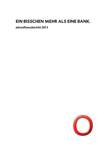 Vorschaubild Oberbank Finanzbericht 2013