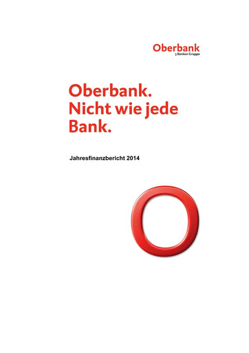 Vorschaubild Oberbank Finanzbericht 2014