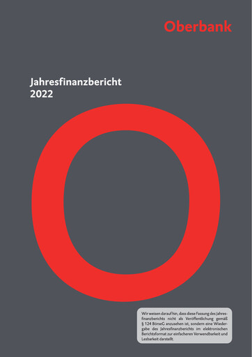 Vorschaubild Oberbank Finanzbericht 2022