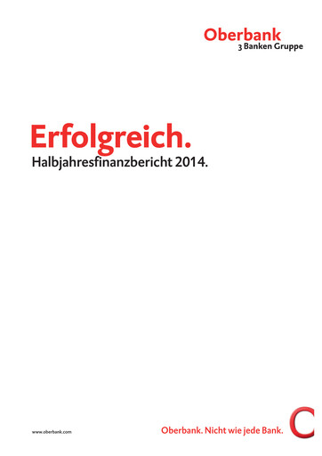 Thumbnail Oberbank Half-year Report 2014-h1