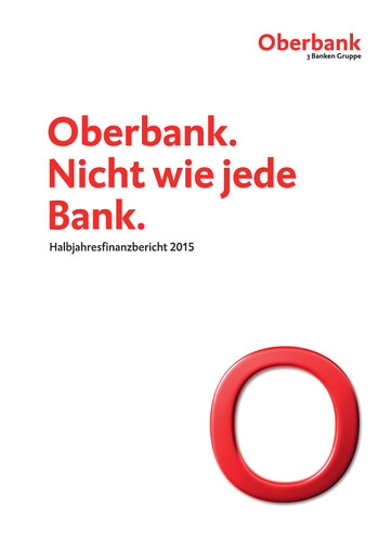Thumbnail Oberbank Half-year Report 2015-h1