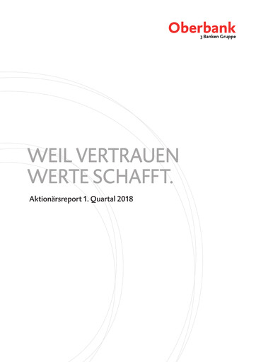 Thumbnail Oberbank Quarterly Report 2018-q1