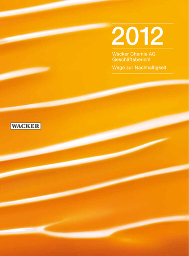 Thumbnail Wacker Chemie
 Annual Report 2012