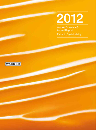 Thumbnail Wacker Chemie
 Annual Report 2012