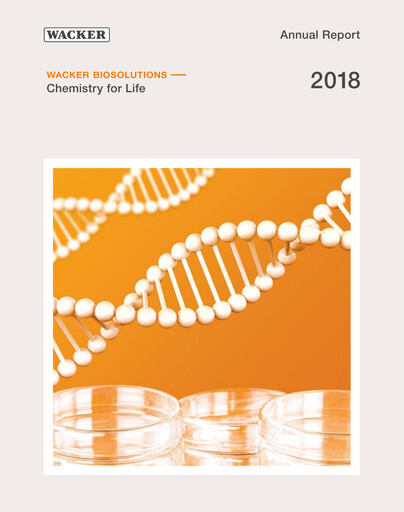 Thumbnail Wacker Chemie
 Annual Report 2018