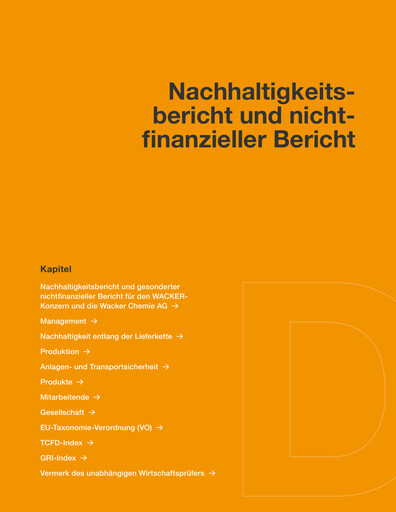 Thumbnail Wacker Chemie
 ESG Report 2023