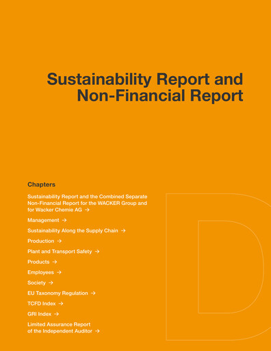 Thumbnail Wacker Chemie
 ESG Report 2023