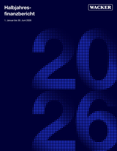 Vorschaubild Wacker Chemie
 Halbjahresbericht 2026-h1