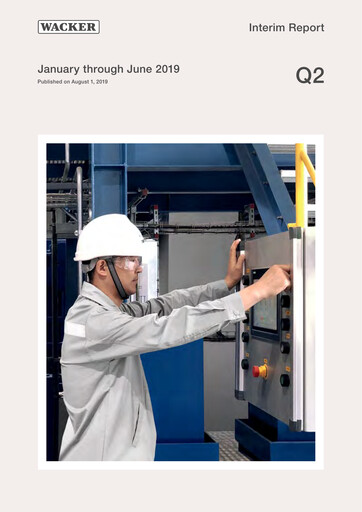 Thumbnail Wacker Chemie
 Half-year Report 2019-h1