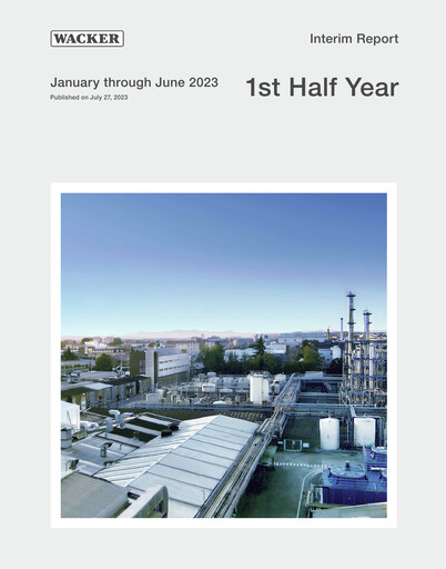 Thumbnail Wacker Chemie
 Half-year Report 2023-h1