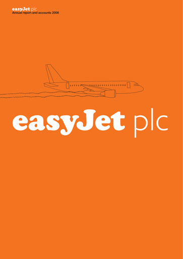 Vorschaubild easyJet Jahresbericht 2008