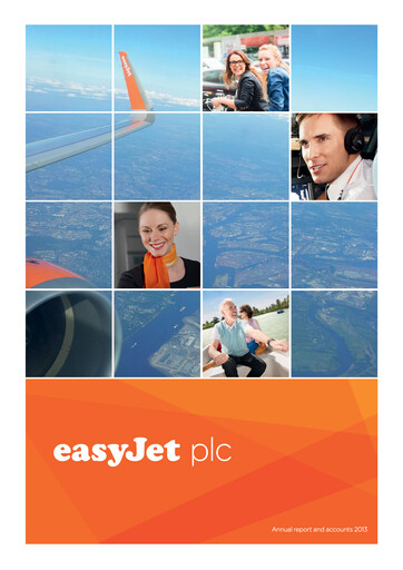 Vorschaubild easyJet Jahresbericht 2013