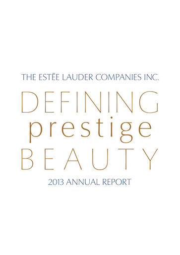 Thumbnail Estee Lauder Annual Report 2012-2013