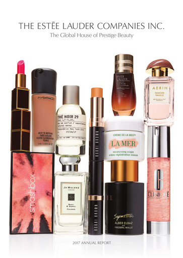 Thumbnail Estee Lauder Annual Report 2016-2017