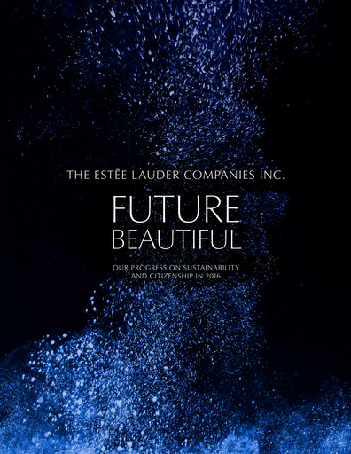Thumbnail Estee Lauder Sustainability Report 2015-2016