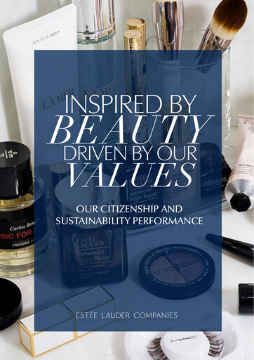 Thumbnail Estee Lauder Sustainability Report 2017-2018