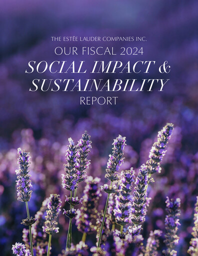 Thumbnail Estee Lauder Sustainability Report 2023-2024