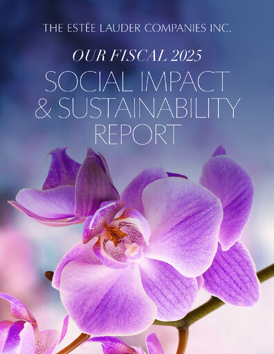 Thumbnail Estee Lauder Sustainability Report 2024-2025