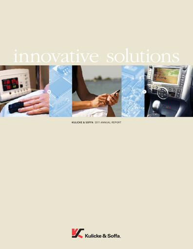 Thumbnail Kulicke and Soffa Industries Annual Report 2011