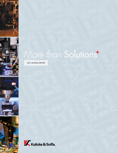 Thumbnail Kulicke and Soffa Industries Annual Report 2013