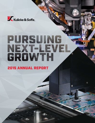 Thumbnail Kulicke and Soffa Industries Annual Report 2015