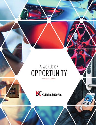 Thumbnail Kulicke and Soffa Industries Annual Report 2018