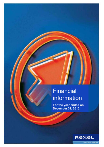 Thumbnail Rexel
 Financial Report 2010