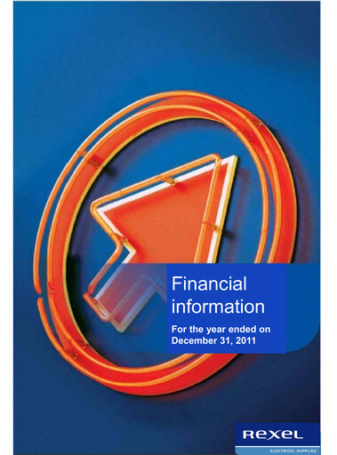 Thumbnail Rexel
 Financial Report 2011