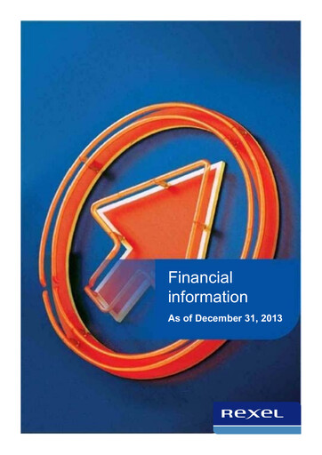 Thumbnail Rexel
 Financial Report 2013
