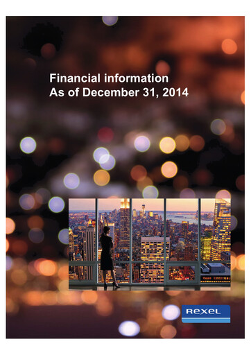 Thumbnail Rexel
 Financial Report 2014
