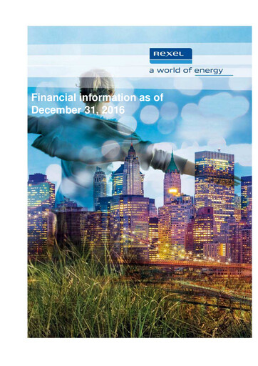 Thumbnail Rexel
 Financial Report 2016