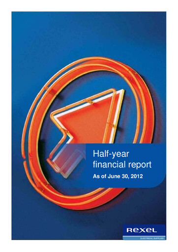 Thumbnail Rexel
 Half-year Report 2012-h1