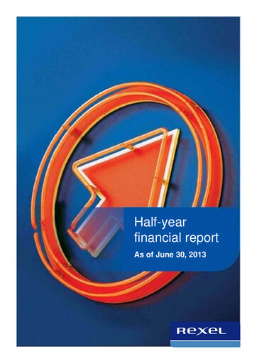 Thumbnail Rexel
 Half-year Report 2013-h1