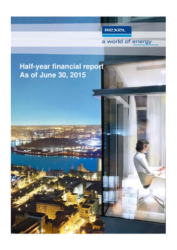 Thumbnail Rexel
 Half-year Report 2015-h1