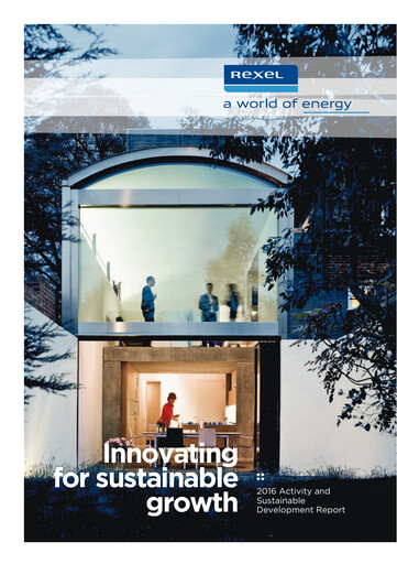Thumbnail Rexel
 Sustainability Report 2016