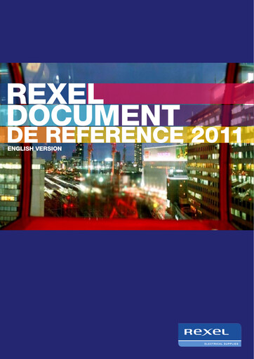 Thumbnail Rexel
 Universal Registration Document 2011