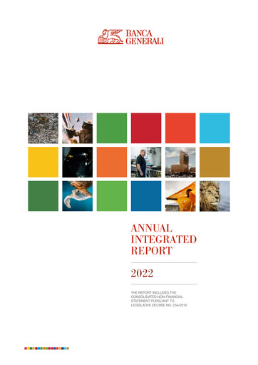Thumbnail Banca Generali Annual Report 2022