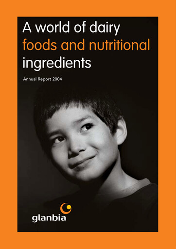 Thumbnail Glanbia plc Annual Report 2004