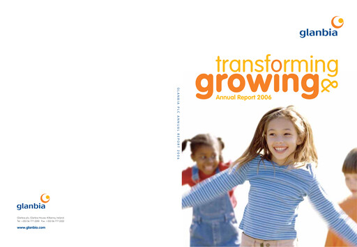 Thumbnail Glanbia plc Annual Report 2006