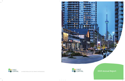 Thumbnail First Capital REIT Annual Report 2019