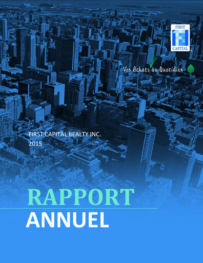 Thumbnail First Capital REIT Annual Report 2015