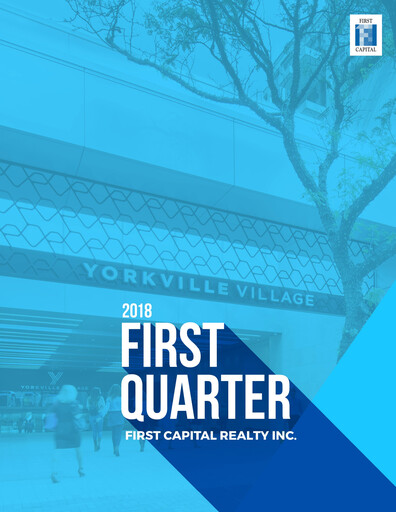 Thumbnail First Capital REIT Quarterly Report 2018-q1
