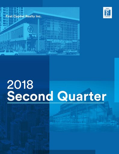 Thumbnail First Capital REIT Quarterly Report 2018-q2