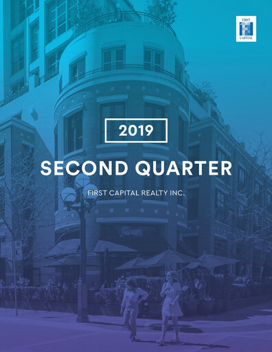 Thumbnail First Capital REIT Quarterly Report 2019-q2
