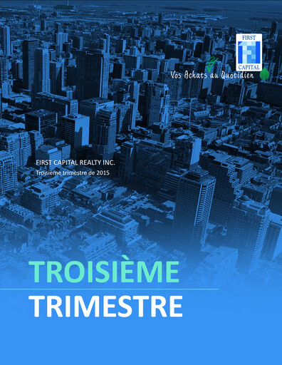 Thumbnail First Capital REIT Quarterly Report 2015-q3