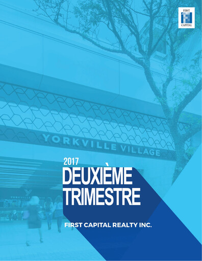 Thumbnail First Capital REIT Quarterly Report 2017-q2