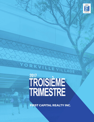 Thumbnail First Capital REIT Quarterly Report 2017-q3