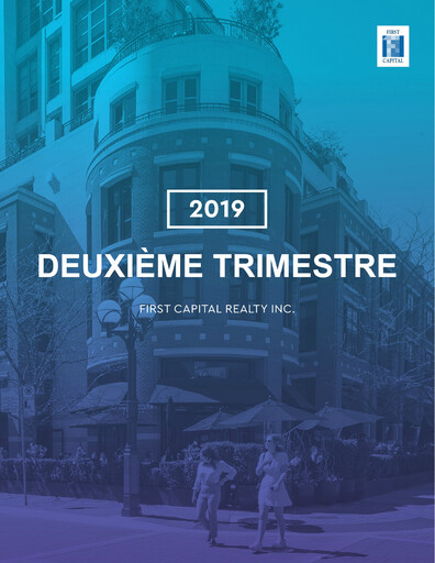 Thumbnail First Capital REIT Quarterly Report 2019-q2