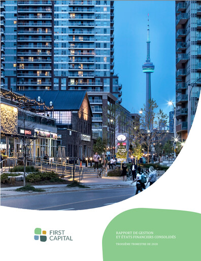 Thumbnail First Capital REIT Quarterly Report 2020-q3