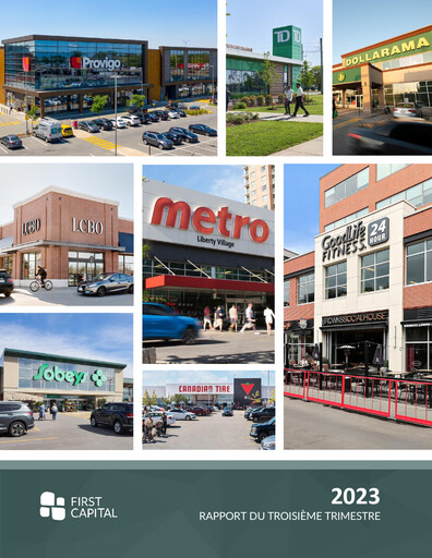 Thumbnail First Capital REIT Quarterly Report 2023-q3